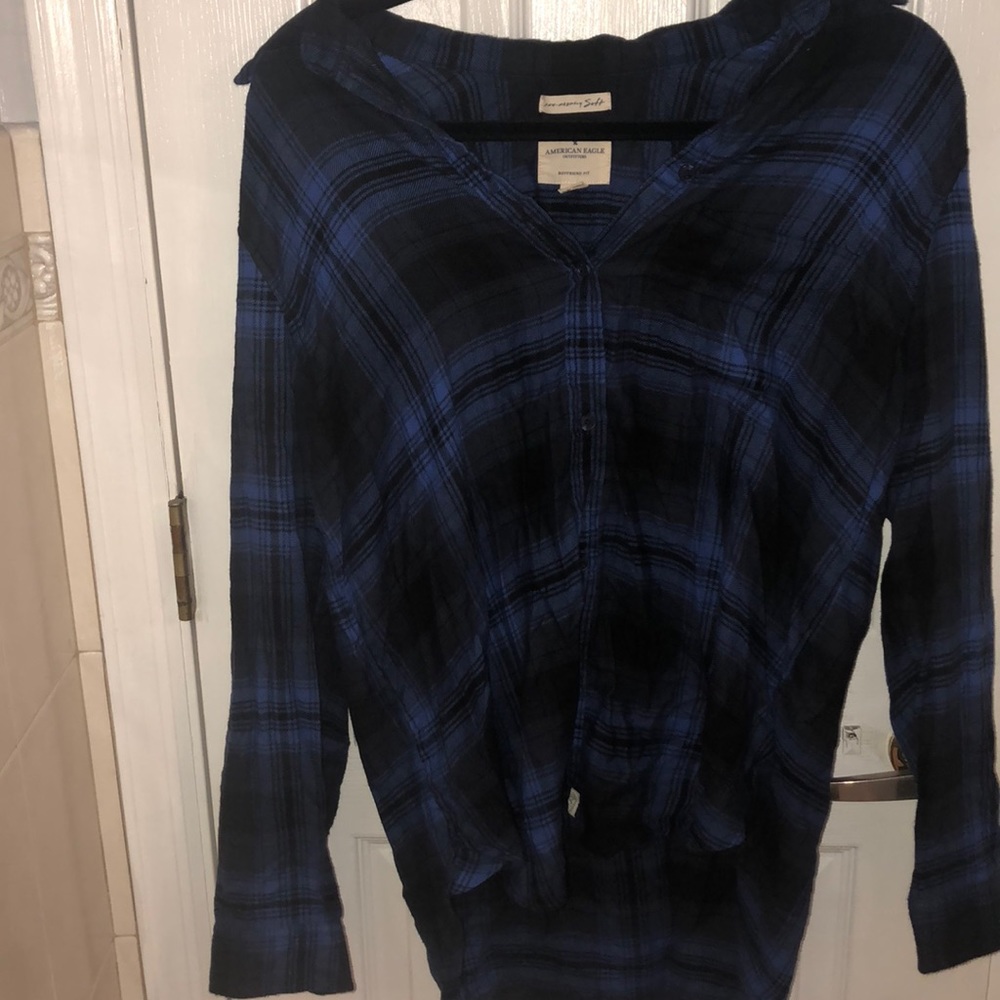 Plaid boyfriend flannel